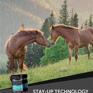 Adjustable Horse Leg Boots Breathable PVC Equine Guards Mosquito Repellent Wraps Reduced Fatigue Equestrian Gear - Sky Blue